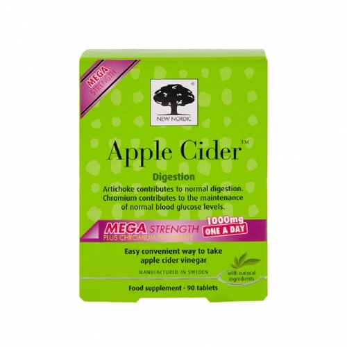 New Nordic Apple Cider Mega Strength 1000mg Tablets